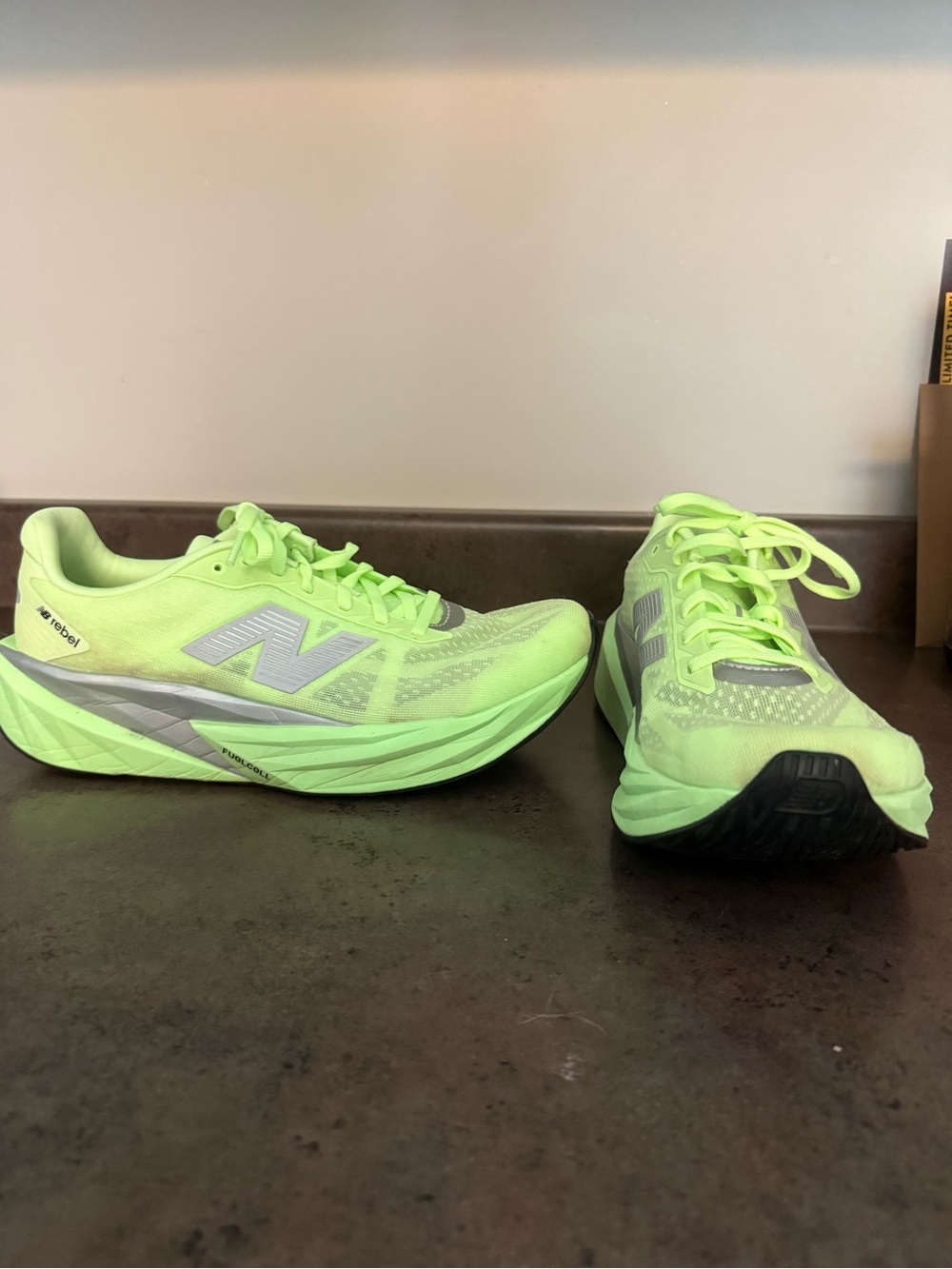 New Balance Neon Yellow-Green Running Shoes